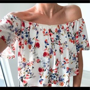 Flower Print Top